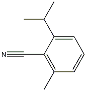 2-isopropyl-6-methylbenzonitrile Struktur