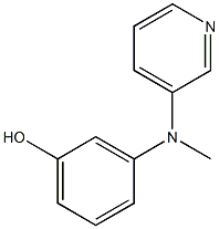 3-((pyridin-3-yl)methylamino)phenol Struktur