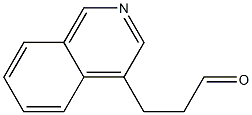 3-(isoquinolin-4-yl)propanal Struktur