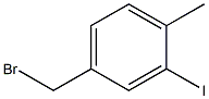 4-(bromomethyl)-2-iodo-1-methylbenzene Struktur