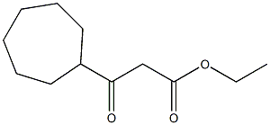 ethyl 3-cycloheptyl-3-oxopropanoate Struktur