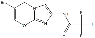 N-(6-bromoH-imidazo[1,2-a]pyridin-2-yl)-2,2,2-trifluoroacetamide Struktur