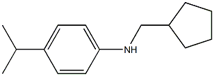 N-(cyclopentylmethyl)-4-isopropylbenzenamine Struktur