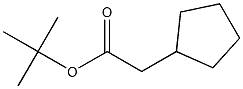 tert-butyl 2-cyclopentylacetate Struktur