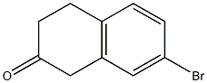 7-bromo-3,4-dihydronaphthalen-2(1H)-one Struktur