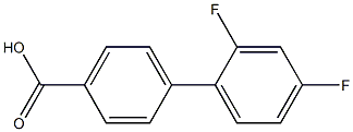 2',4'-Difluoro-[1,1'-biphenyl]-4-carboxylic acid Struktur