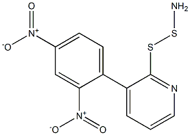 2,4-Dinitrophenyl-pyridinedithioethylamine Struktur