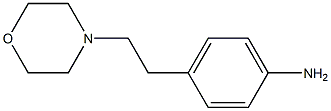 4-(2-morpholinoethyl) benzenamine Struktur