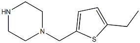 1-[(5-Ethylthien-2-yl)methyl]piperazine Struktur