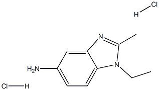 1-Ethyl-2-methyl-1H-benzoimidazol-5-ylaminedihydrochloride Struktur