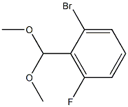 2-Bromo-6-fluorobenzaldehyde dimethyl acetal Struktur