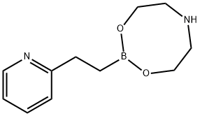 2-(2-Pyridyl)ethylboronic acid diethanolamine ester Struktur