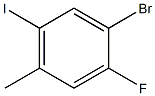 1-bromo-2-fluoro-5-iodo-4-methylbenzene Struktur