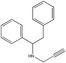 (1,2-diphenylethyl)(prop-2-yn-1-yl)amine Struktur