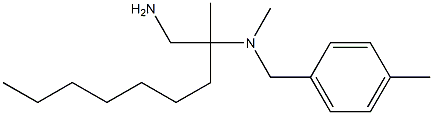 (1-amino-2-methylnonan-2-yl)(methyl)[(4-methylphenyl)methyl]amine Struktur