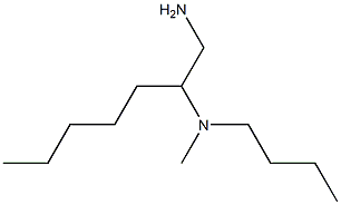 (1-aminoheptan-2-yl)(butyl)methylamine Struktur