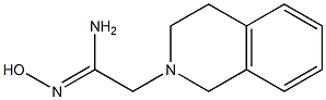 (1Z)-2-(3,4-dihydroisoquinolin-2(1H)-yl)-N'-hydroxyethanimidamide Struktur