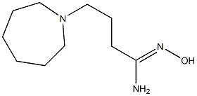 (1Z)-4-azepan-1-yl-N'-hydroxybutanimidamide Struktur