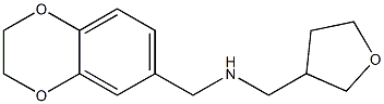 (2,3-dihydro-1,4-benzodioxin-6-ylmethyl)(oxolan-3-ylmethyl)amine Struktur