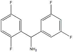 (2,5-difluorophenyl)(3,5-difluorophenyl)methanamine Struktur