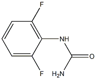 (2,6-difluorophenyl)urea Struktur