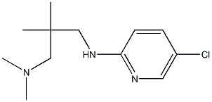 (2-{[(5-chloropyridin-2-yl)amino]methyl}-2-methylpropyl)dimethylamine Struktur