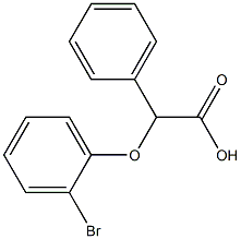 (2-bromophenoxy)(phenyl)acetic acid Struktur