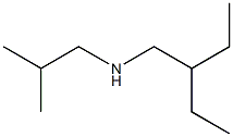 (2-ethylbutyl)(2-methylpropyl)amine Struktur