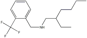 (2-ethylhexyl)({[2-(trifluoromethyl)phenyl]methyl})amine Struktur