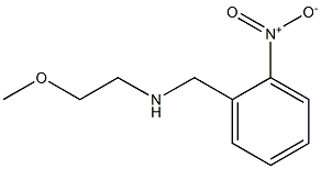 (2-methoxyethyl)[(2-nitrophenyl)methyl]amine Struktur