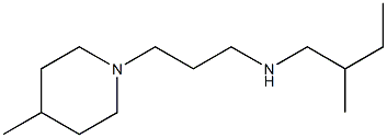 (2-methylbutyl)[3-(4-methylpiperidin-1-yl)propyl]amine Struktur