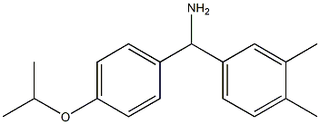 (3,4-dimethylphenyl)[4-(propan-2-yloxy)phenyl]methanamine Struktur