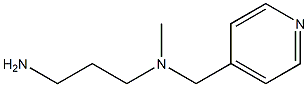 (3-aminopropyl)(methyl)(pyridin-4-ylmethyl)amine Struktur