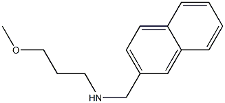 (3-methoxypropyl)(naphthalen-2-ylmethyl)amine Struktur