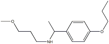 (3-methoxypropyl)[1-(4-propoxyphenyl)ethyl]amine Struktur