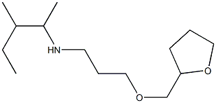 (3-methylpentan-2-yl)[3-(oxolan-2-ylmethoxy)propyl]amine Struktur