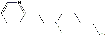 (4-aminobutyl)(methyl)[2-(pyridin-2-yl)ethyl]amine Struktur