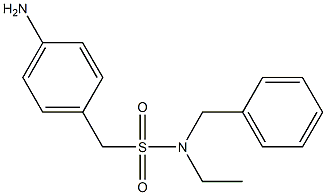 (4-aminophenyl)-N-benzyl-N-ethylmethanesulfonamide Struktur