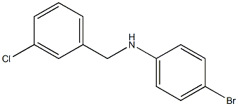 (4-bromophenyl)(3-chlorophenyl)methylamine Struktur