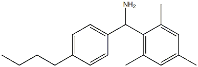 (4-butylphenyl)(2,4,6-trimethylphenyl)methanamine Struktur