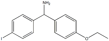 (4-ethoxyphenyl)(4-iodophenyl)methanamine Struktur