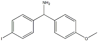 (4-iodophenyl)(4-methoxyphenyl)methanamine Struktur