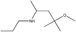 (4-methoxy-4-methylpentan-2-yl)(propyl)amine Struktur