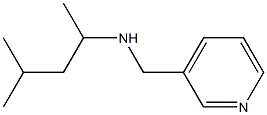 (4-methylpentan-2-yl)(pyridin-3-ylmethyl)amine Struktur