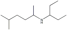 (5-methylhexan-2-yl)(pentan-3-yl)amine Struktur