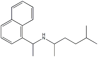 (5-methylhexan-2-yl)[1-(naphthalen-1-yl)ethyl]amine Struktur