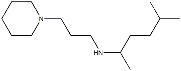 (5-methylhexan-2-yl)[3-(piperidin-1-yl)propyl]amine Struktur