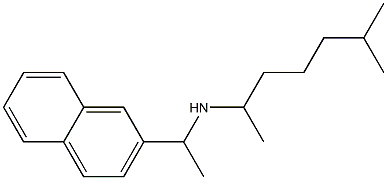 (6-methylheptan-2-yl)[1-(naphthalen-2-yl)ethyl]amine Structure