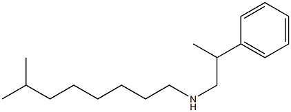 (7-methyloctyl)(2-phenylpropyl)amine Structure