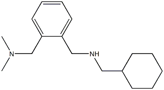 (cyclohexylmethyl)({2-[(dimethylamino)methyl]phenyl}methyl)amine Struktur